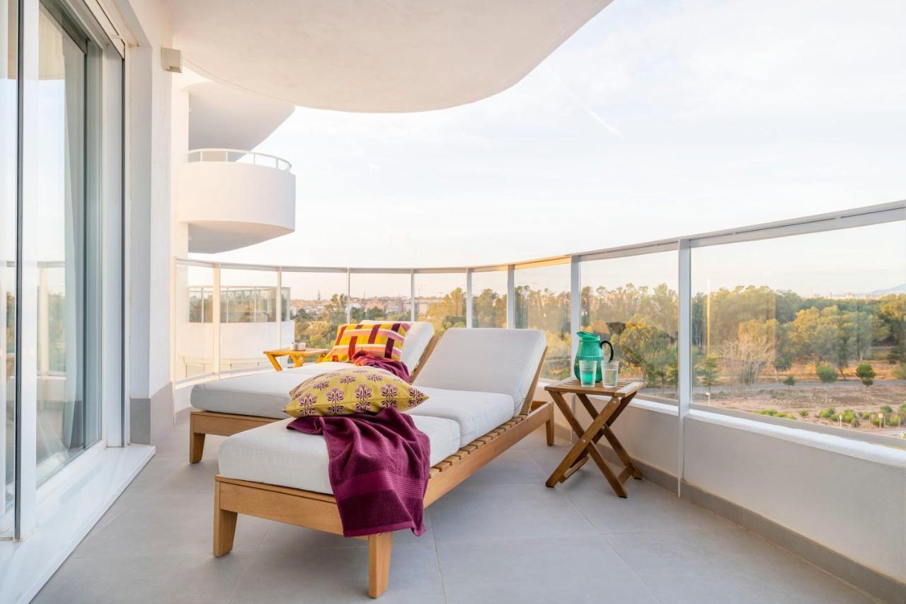 Gran Canet 2Br! Walk To Beach, Sea View, Sauna & Gym 卡耐特蒂贝兰格 外观 照片